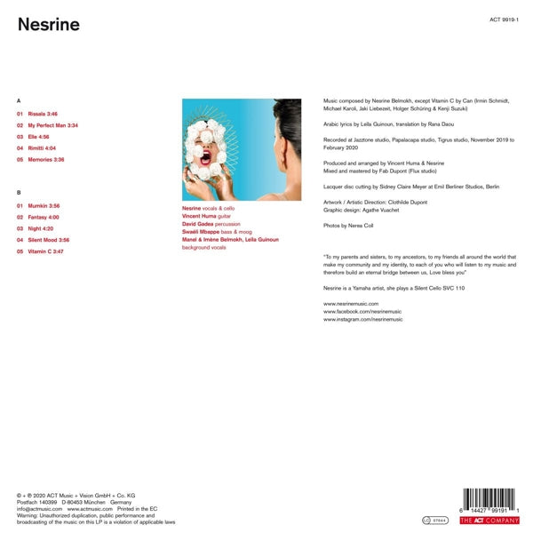 Nesrine Belmokh - Nesrine  |  Vinyl LP | Nesrine Belmokh - Nesrine  (LP) | Records on Vinyl