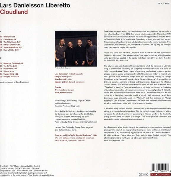 Lars Danielsson Liberet - Cloudland  |  10" Single | Lars Danielsson Liberet - Cloudland  (10" Single) | Records on Vinyl