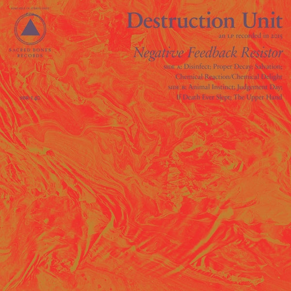Destruction Unit - Negative Feedback.. |  Vinyl LP | Destruction Unit - Negative Feedback.. (LP) | Records on Vinyl