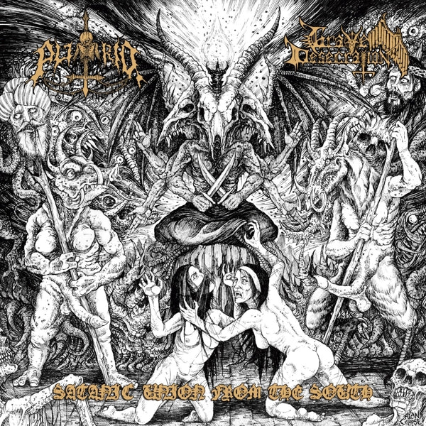  |  Vinyl LP | Putrid/Grave Desecration - Satanic Union From the South (LP) | Records on Vinyl
