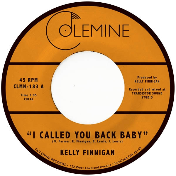  |  7" Single | Kelly Finnigan - I Called You Back Baby (Single) | Records on Vinyl