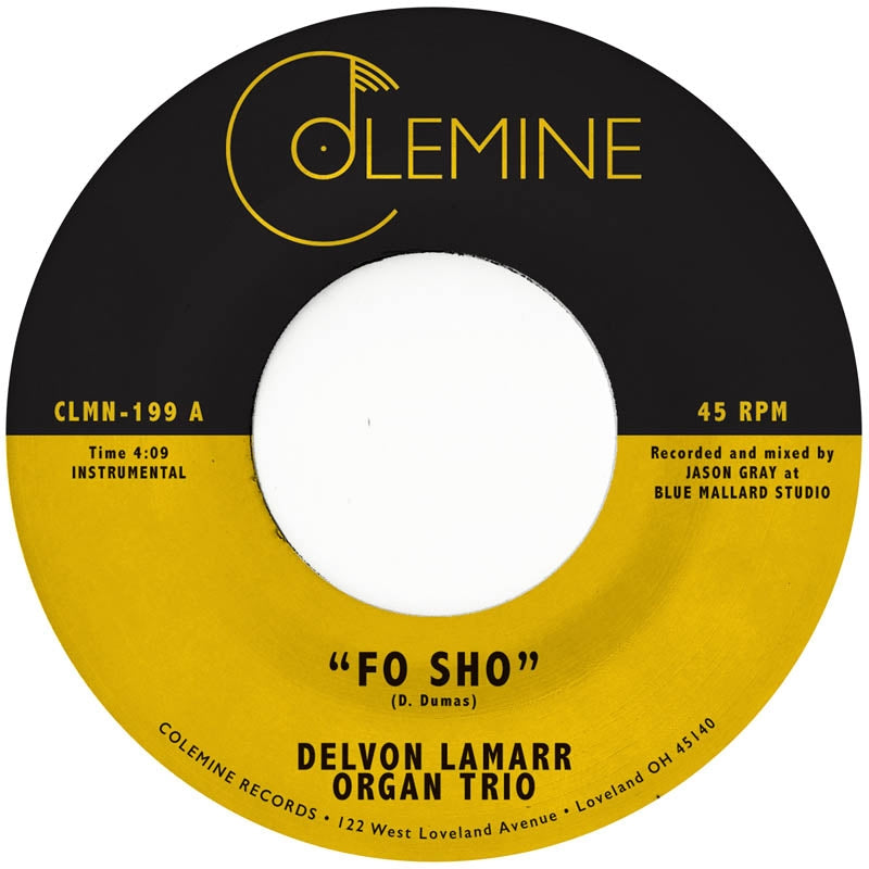  |  7" Single | Delvon -Organ Trio- Lamarr - Fo Sho (Single) | Records on Vinyl