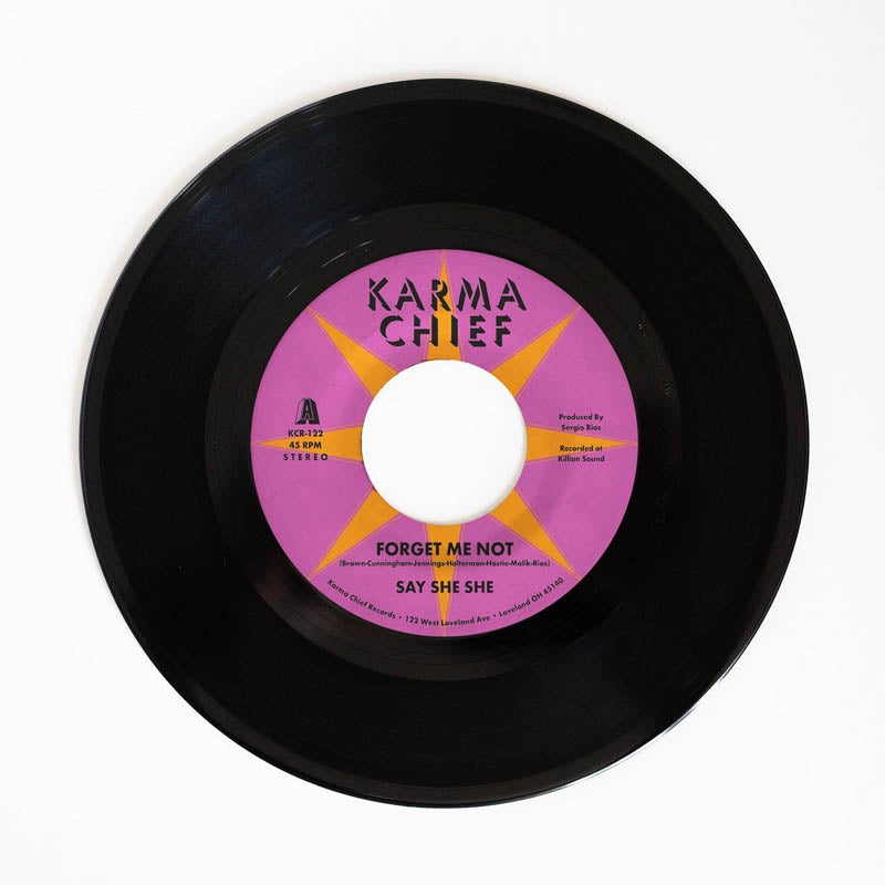  |  7" Single | Say She She - Forget Me Not/Blow My Mind (Single) | Records on Vinyl