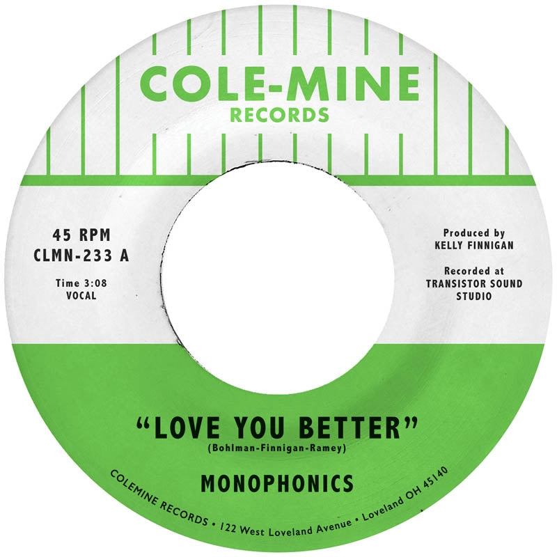  |  7" Single | Monophonics & Kelly Finnigan - Love You Better (Single) | Records on Vinyl