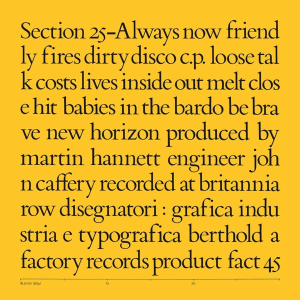 Section 25 - Always Now |  Vinyl LP | Section 25 - Always Now (5 LPs) | Records on Vinyl