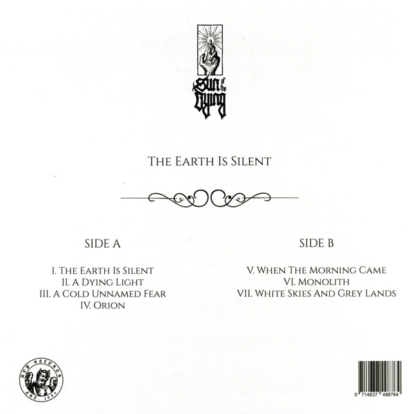 Sun Of The Dying - Earth Is Silent |  Vinyl LP | Sun Of The Dying - Earth Is Silent (LP) | Records on Vinyl