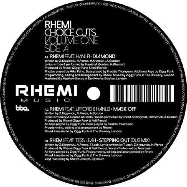  |  12" Single | Rhemi - Choice Cuts 1 (Single) | Records on Vinyl