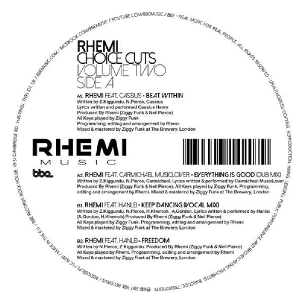  |  12" Single | Rhemi - Choice Cuts 2 (Single) | Records on Vinyl