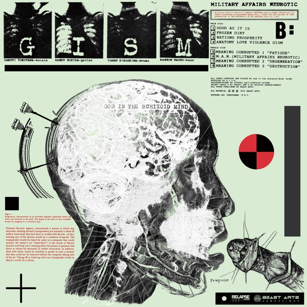  |  Vinyl LP | G.I.S.M. - Military Affairs Neurotic (LP) | Records on Vinyl