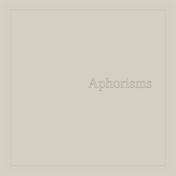  |  Vinyl LP | Graham Lambkin - Aphorisms (2 LPs) | Records on Vinyl