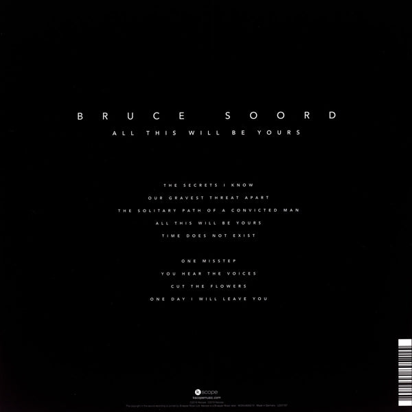 Bruce Soord - All This Will Be..  |  Vinyl LP | Bruce Soord - All This Will Be..  (LP) | Records on Vinyl