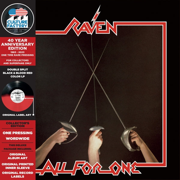  |  Vinyl LP | Raven - All For One (LP) | Records on Vinyl