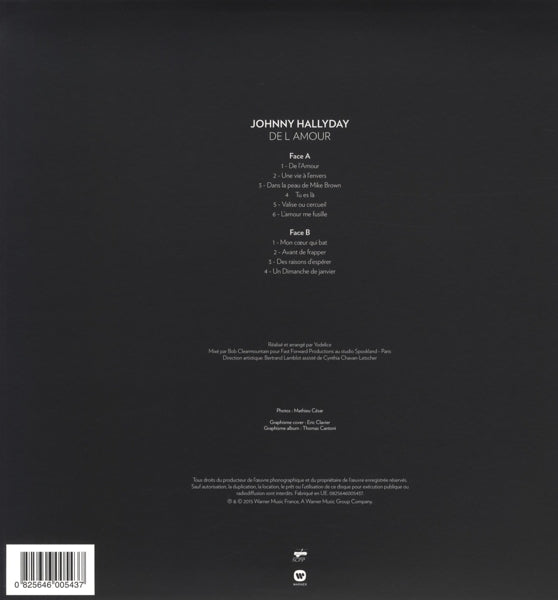 Johnny Hallyday - De L'amour |  Vinyl LP | Johnny Hallyday - De L'amour (LP) | Records on Vinyl