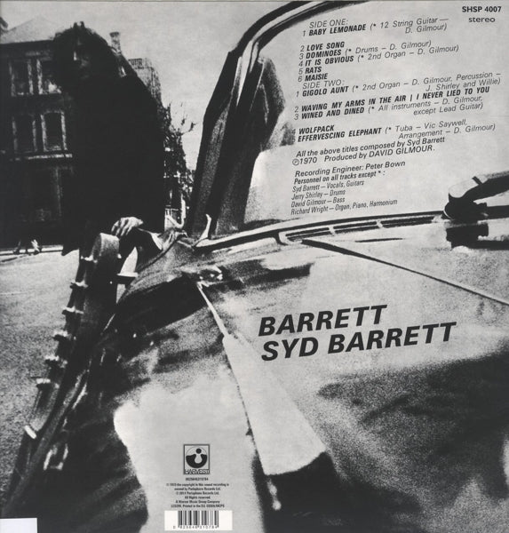Syd Barrett - Barrett |  Vinyl LP | Syd Barrett - Barrett (LP) | Records on Vinyl