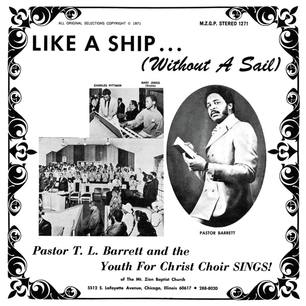  |  Vinyl LP | Pastor T.L. Barrett & the Youth For Christ Choir - Like a Ship (Wihtout a Sail) (2 LPs) | Records on Vinyl