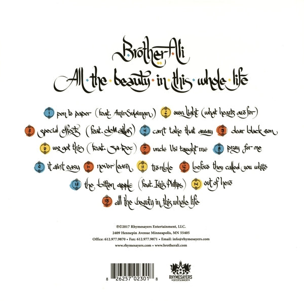 Brother Ali - All The..  |  Vinyl LP | Brother Ali - All The Beauty In This Whole Life  (2 LPs) | Records on Vinyl