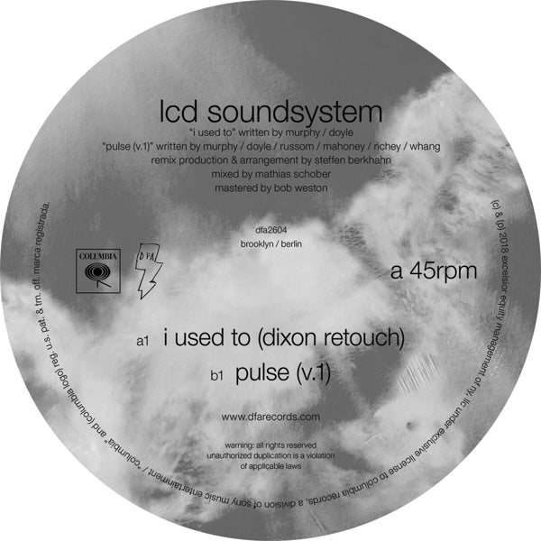  |  12" Single | Lcd Soundsystem - I Used To (Dixon Retouch) (Single) | Records on Vinyl