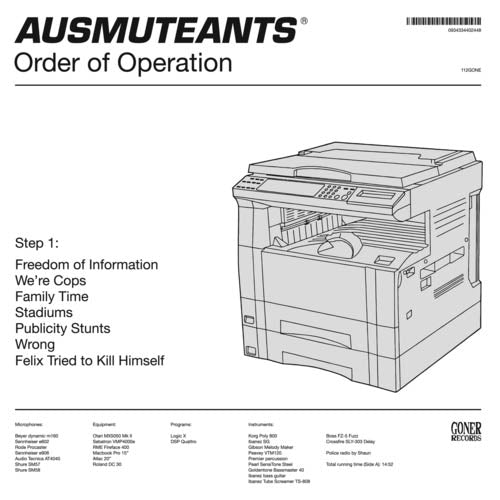 Ausmuteants - Order Of Operation |  Vinyl LP | Ausmuteants - Order Of Operation (LP) | Records on Vinyl