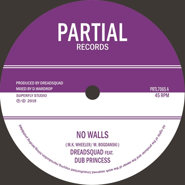 Dreadsquad - No Walls |  7" Single | Dreadsquad - No Walls (7" Single) | Records on Vinyl