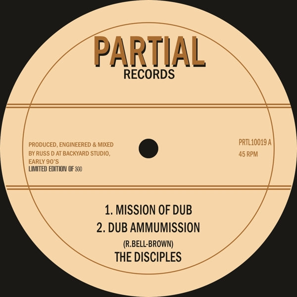 Disciples - Mission Of Dub  |  12" Single | Disciples - Mission Of Dub  (12" Single) | Records on Vinyl