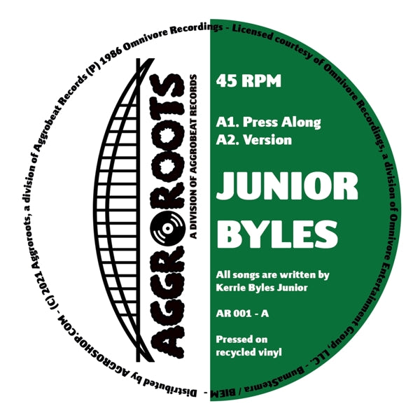 Junior Byles - Press Along/Thanks And.. |  12" Single | Junior Byles - Press Along/Thanks And.. (12" Single) | Records on Vinyl