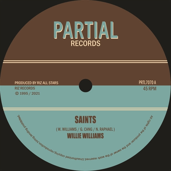 Willie Williams - Saints |  7" Single | Willie Williams - Saints (7" Single) | Records on Vinyl