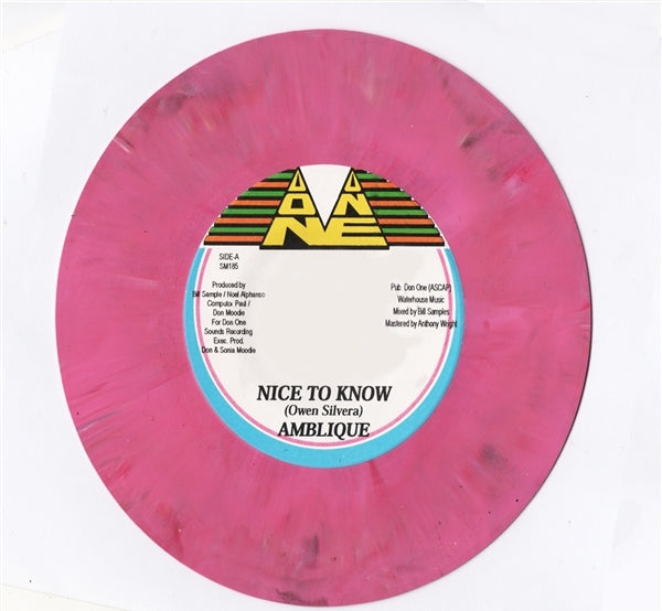  |  7" Single | Ambilique - Nice To Know/Toe To Toe (Single) | Records on Vinyl