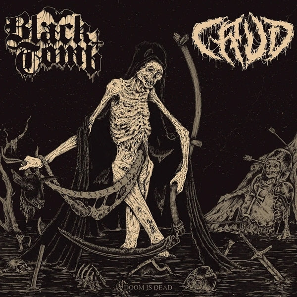  |  Vinyl LP | Black Tomb/Crud - Doom is Dead (LP) | Records on Vinyl