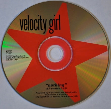  |  7" Single | Velocity Girl - Nothing (Single) | Records on Vinyl