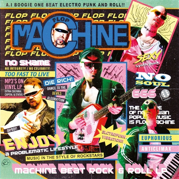  |  Vinyl LP | Flop Machine - Machine Beat Rock & Roll (LP) | Records on Vinyl