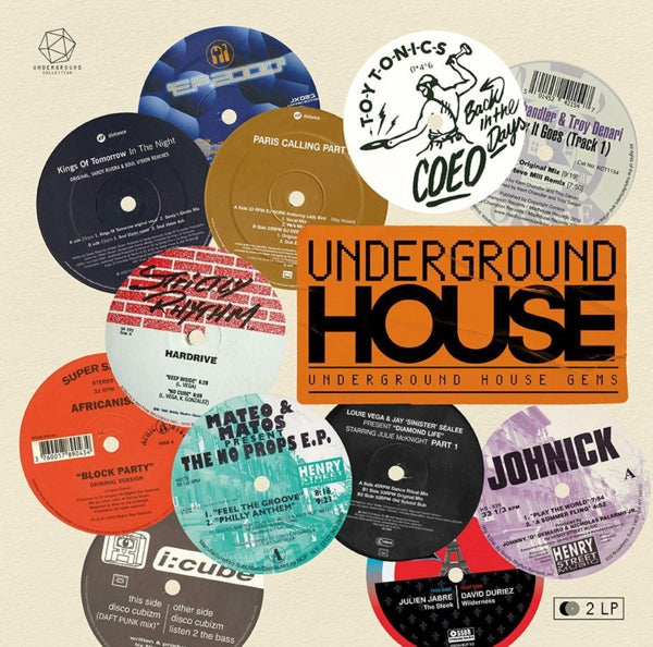  |  Vinyl LP | V/A - Underground House (2 LPs) | Records on Vinyl