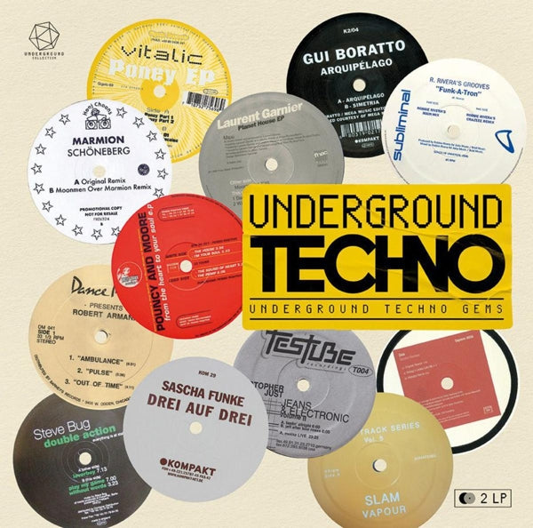  |  Vinyl LP | V/A - Undergound Techno (2 LPs) | Records on Vinyl