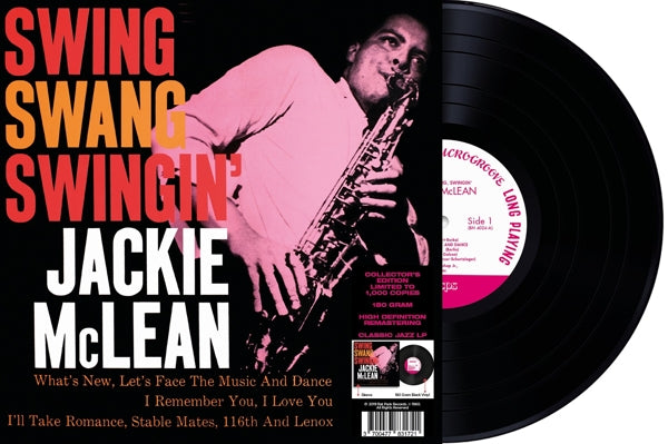  |  Vinyl LP | Jackie McLean - Swing, Swang, Swingin' (LP) | Records on Vinyl