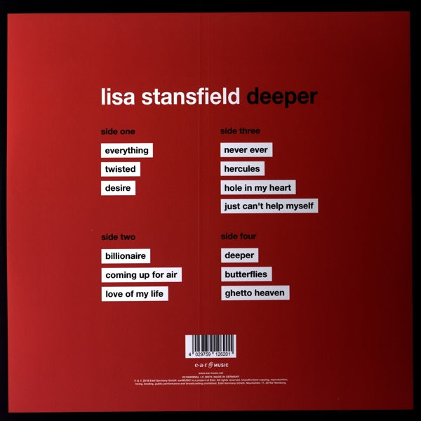 Lisa Stansfield - Deeper |  Vinyl LP | Lisa Stansfield - Deeper (LP) | Records on Vinyl