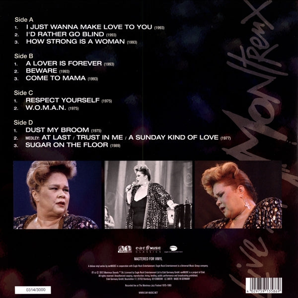 Etta James - Live At Montreux..  |  Vinyl LP | Etta James - Live At Montreux  (2 LPs) | Records on Vinyl