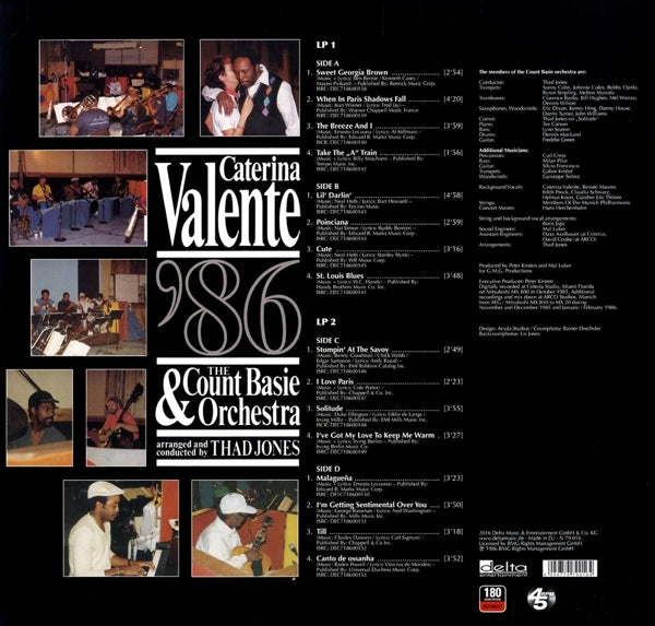Caterina Valente & Count - Caterina Valente '86 & |  Vinyl LP | Caterina Valente & Count - Caterina Valente '86 & (2 LPs) | Records on Vinyl