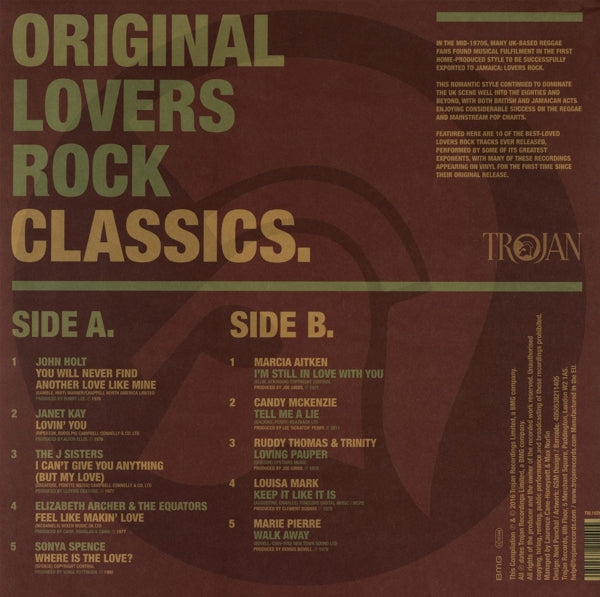 V/A - Original Lovers Rock.. |  Vinyl LP | V/A - Original Lovers Rock.. (LP) | Records on Vinyl