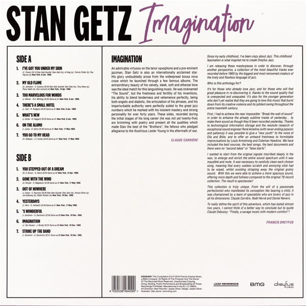 Stan Getz - Imagination  |  Vinyl LP | Stan Getz - Imagination  (LP) | Records on Vinyl