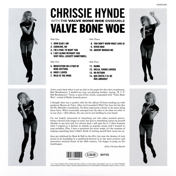 Chrissie Hynde & The Val - Valve Bone Woe |  Vinyl LP | Chrissie Hynde & The Val - Valve Bone Woe (2 LPs) | Records on Vinyl