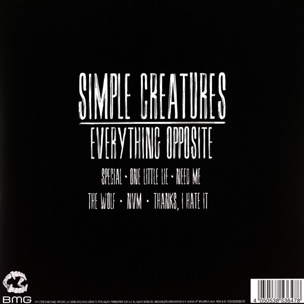Simple Creatures - Everything Opposite |  Vinyl LP | Simple Creatures - Everything Opposite (LP) | Records on Vinyl