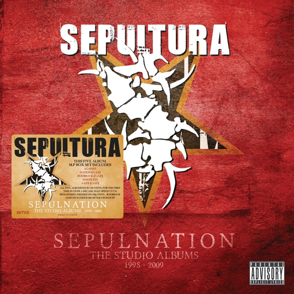 Sepultura - Sepulnation  |  Vinyl LP | Sepultura - Sepulnation (The studioalbums 1998-2009) (8 LPs) | Records on Vinyl