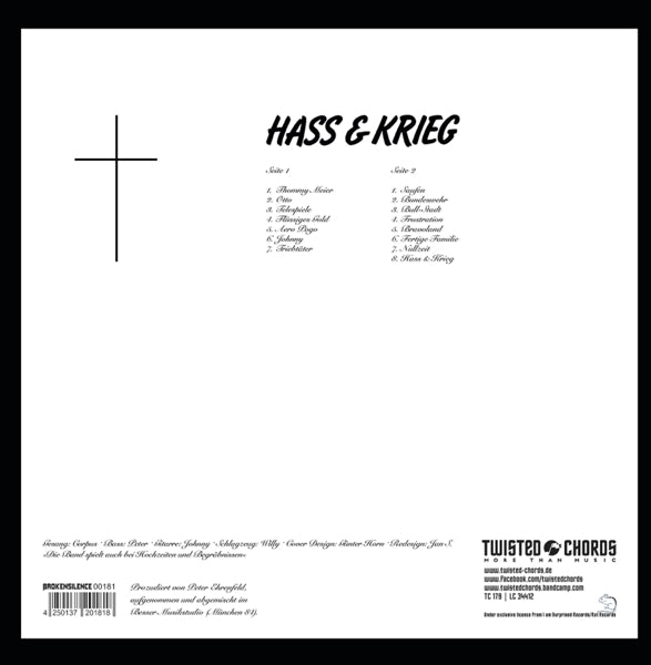 Triebtater - Hass & Krieg  |  Vinyl LP | Triebtater - Hass & Krieg  (LP) | Records on Vinyl