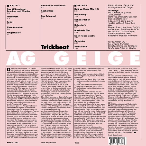 Ag Geige - Trickbeat  |  Vinyl LP | Ag Geige - Trickbeat  (LP) | Records on Vinyl