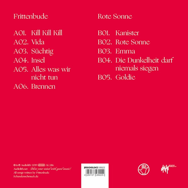 Frittenbude - Rote Sonne  |  Vinyl LP | Frittenbude - Rote Sonne  (2 LPs) | Records on Vinyl