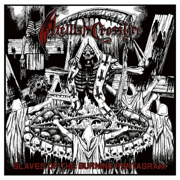  |  Vinyl LP | Hellish Crossfire - Slaves of the Burning Pentagram (LP) | Records on Vinyl