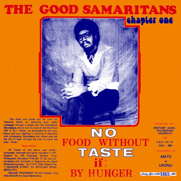  |  Vinyl LP | Good Samaritans - No Food Without Taste If By Hunger (LP) | Records on Vinyl
