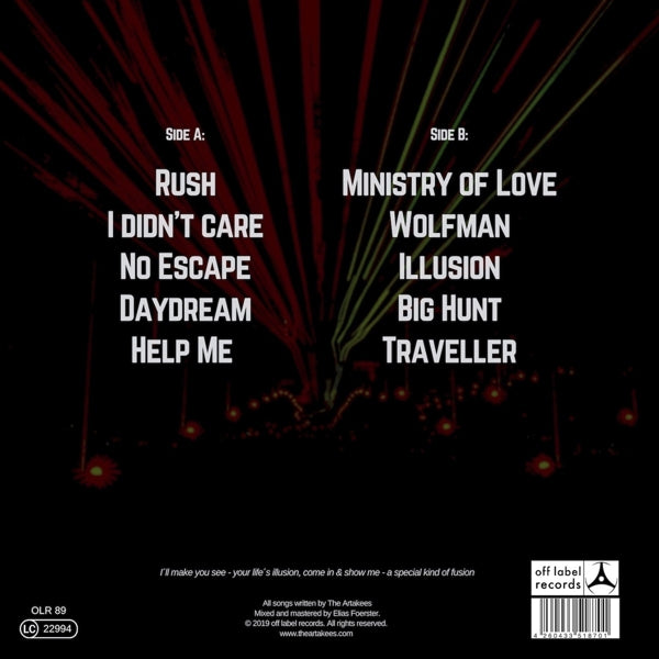 Artakees - Rush |  Vinyl LP | Artakees - Rush (LP) | Records on Vinyl