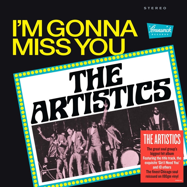 Artistics - I'm Gonna Miss You |  Vinyl LP | Artistics - I'm Gonna Miss You (LP) | Records on Vinyl
