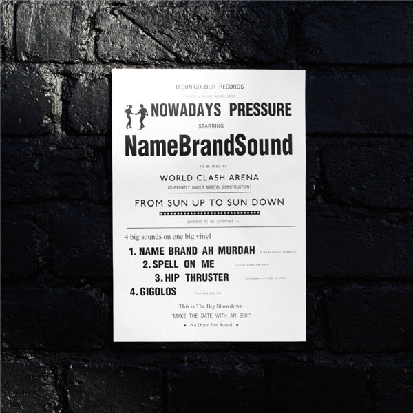  |  12" Single | Name Brand Sound - Nowadays Pressure Ep (Single) | Records on Vinyl