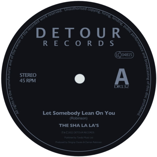  |  7" Single | Sha La La's - Let Somebody Lean On Yo (Single) | Records on Vinyl